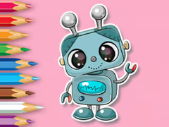 Hry Coloring Book: Smile Robot