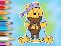 Hry Coloring Book: Winnie With Toy Bear