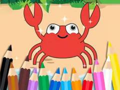 Hry Coloring Book: Happy Crab