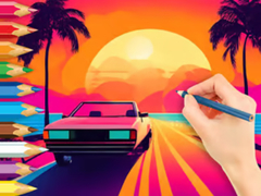 Hry Coloring Book: Sunset Driving