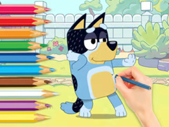 Hry Coloring Book: Bluey And Bingo