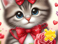 Hry Jigsaw Puzzle: Rose Cat