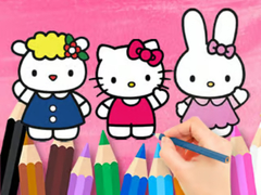 Hry Coloring Book: Hello Kitty With Friends