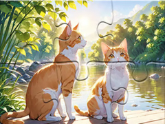 Hry Jigsaw Puzzle: Cats In Pairs