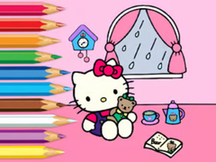 Hry Coloring Book: Hello Kitty Rainy Day