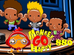 Hry Monkey Go Happy Stage 880 New Monkeys On Block Theme