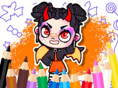 Hry Coloring Book: Avatar World Cute Devil