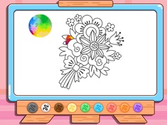 Hry Coloring Book: Flower Bouquet