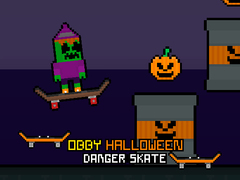 Hry Obby Halloween Danger Skate