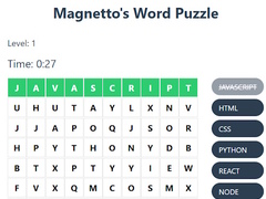 Hry Magnetto's Word Puzzle