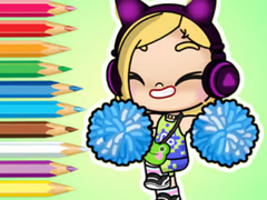 Hry Coloring Book: Avatar World Cheerleader