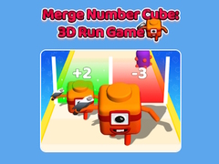 Hry Merge Number Cube: 3D Run Game