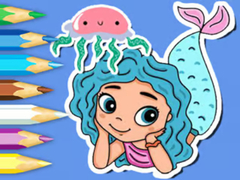 Hry Coloring Book: Jellyfish Mermaid