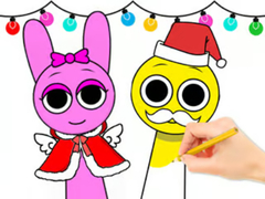 Hry Coloring Book: Sprunki Christmas