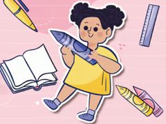 Hry Kids Quiz: Stationery Story