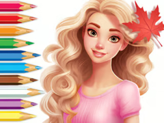 Hry Coloring Book: Barbie Autumn Tale