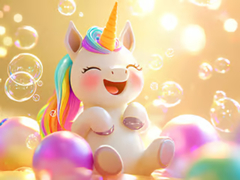 Hry Jigsaw Puzzle: Unicorn Bubble Fun