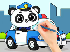 Hry Coloring Book: Police Panda