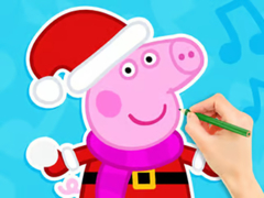 Hry Coloring Book: Peppa Pig Snowman