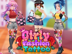 Hry Girly Fashion Tattoo