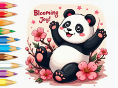 Hry Coloring Book: Little Panda Cherry Blossoms