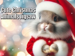 Hry Cute Christmas Animals Jigsaw