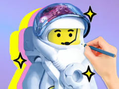 Hry Coloring Book: LEGO Astronaut