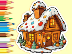 Hry Coloring Book: Christmas Candy House