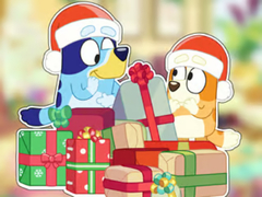 Hry Jigsaw Puzzle: Bluey Christmas Unboxing