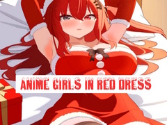 Hry Anime Girls In Red Dress Tile Puzzle