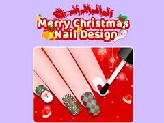 Hry Merry Christmas Nail Design