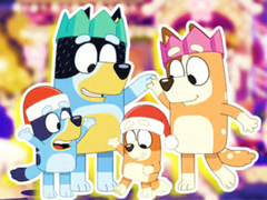 Hry Jigsaw Puzzle: Bluey Family Xmas Eve