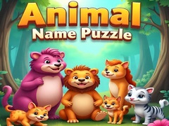 Hry Animal Name Puzzle