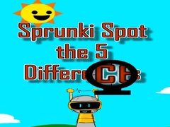 Hry Sprunki Spot the 5 Differences