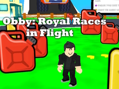 Hry Obby: Royal Races in Flight