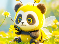 Hry Jigsaw Puzzle: Panda Bee