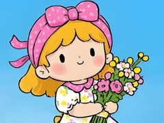 Hry Jigsaw Puzzle: Little Flower Girl