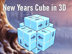 Hry New Years Cube in 3D