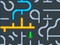 Hry Connect The Pipes Water Puzzle