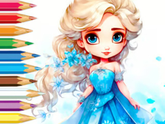 Hry Coloring Book: Frozen Princess