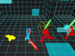 Hry Stickman Neon Sword Fighting