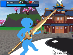 Hry Obby Stickman  On Swords