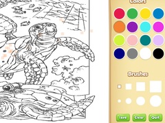 Hry Sea Animal Coloring Book