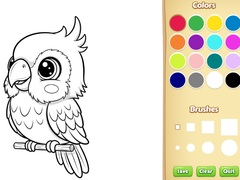 Hry Kawaii Animal Coloring Book