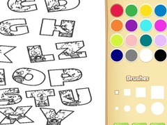 Hry Alphabet Animal Coloring Book for Kids