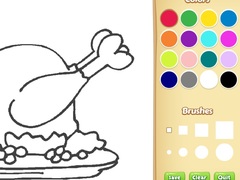 Hry Food Coloring Book For Kids