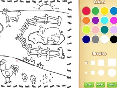 Hry Farming Coloring Book For Kids