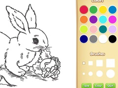 Hry Bunny Coloring Book For Kids