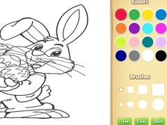 Hry Easter Bunny Coloring Book for Kids