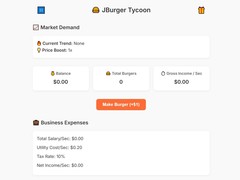 Hry Jburger Tycoon